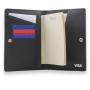 Slim Passport Holder Promotion Travel Gift Custom RFID PU Leather Passport Wallet Cover For Travel