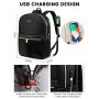 LOVEVOOK OEM ODM Custom Logo 15.6 17 Inch Women Travel Laptop Backpack with USB Anti-Theft Waterproof School Teacher Nurse Bags