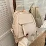 Pure Color Women's Backpacks High Quality Handmade Women's Backpack Large Capacity Women's Travel Back bolsas para mujer