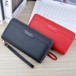 2024 new design ladies pu leather wallet wholesale fashion women trendy coin leather wallet for men