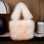 Plush Bag Fashion Handbag Faux Fur Personality One Shoulder Underarm Fur Bags For Ladies Winter Bags