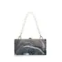 New Fashion Wholesale Custom Texture Women'S Pearl Chain Handbag Watercolor Acrylic Evening Bag For Women 2024