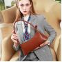 Hot Sales Genuine Leather Elegant Women Underarm Shoulder Bags Luxury Trendy Lady Purses And Handbags