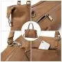 LOVEVOOK&REALER Women Bag Oil Wax Big PU Leather Handbags for Women Tote Handbags Ladies Bags.