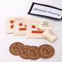 Custom Logo Printed Woven Label Paper Label