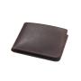 High quality top grain leather men wallet slim purse in classic big brand pebble pattern