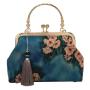 ZWY337 Vintage Fashion Printed Ladies Evening Bag Classic Elegant Mother Gift Handbag New Banquet Party Shoulder Crossbody Bag