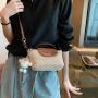Summer mini woven shoulder crossbody bag