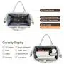 LOVEVOOK 2023 new arrival PU leather fashion retro backpack purse for women mini 12.5in 14in travel work school laptop backpacks