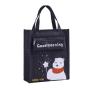 KBW747 Stationery Bag Students Large-capacity Canvas Shopping Bag Handheld Cramming Bag Waterproof Hand-carrying Schoolbag