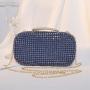 2024 New Diamond Evening Bag Celebrity Fashion Luxury Handmade Diamond Handbag Sparkling Clutch Bag