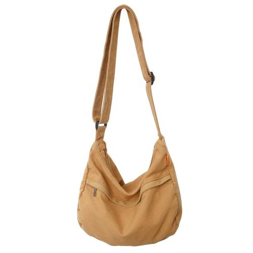Pu Canvas Casual Messenger Bag Hobo Crossbody Bag Canvas Shoulder Tote Handbag for Women and Men