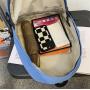 ZR292 New School Bag Student Backpack Lightweight Oxford Cloth Unisex  Large Capacity Simple Travel Bag Backpack