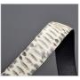 OEM Custom Luxury Trendy Real Genuine Snake Skin Leather Belt Designer Stainless Steel Buckles Casual Dress Waist Belts For Man