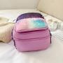 Latest Unique Fashion Purple Reversible Sequin Bags School Backpack Girls Mini Sequin Backpack
