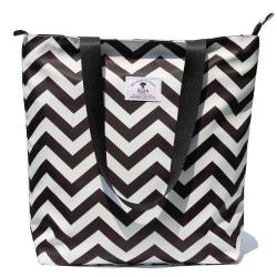 Fashion Stripe/Water Ripple  Gym Hiking Picnic Travel Beach Tote Bag Shoulder Bag