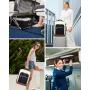 LOVEVOOK 17In Travel Backpack with 3 Packing Cube Carryon Backpack as Personal Item Flight Approved Waterproof Travel Essentials