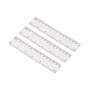 Promotion Logo 15cm Plastic Ruler Transparent Advertising Student Measurement Tools