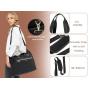 LOVEVOOK wholesale carry on Overnight Toiletry Bag 4pc large capacity work travel luggage duffel weekend gym bags for women