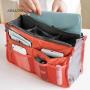Travel Cosmetic Organizer Bag Multi-functional bag with multiple Mesh Pockets Built into The Bag and Zippered Pockets