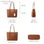 LOVEVOOK 2024 15.6 inch Large Woman Leather Business Computer Handbag Bag Ladies Office Shoulder Laptop Tote Hand Bags for Women
