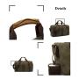 Wholesale Large Canvas overnight duffle bag with Shoe Compartment Gym Travel Canvas sports fitness bag storage bag for men