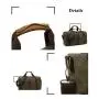 Wholesale Large Canvas overnight duffle bag with Shoe Compartment Gym Travel Canvas sports fitness bag storage bag for men