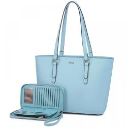 LOVEVOOK  fashion Tote Purse and Shoulder Bags with Wallets Set 2 Pcs hand bags Wallet women handbags