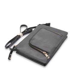 High quality women hand bags ladies trendy snake skin pattern genuine leather minimalist messenger bag
