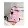 Student Backpack Street Trend Oxford Cloth Multifunctional Schoolbag Large Capacity Portable Leaf Design Fashionable