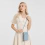 HR188 Fashion Ladies Mini Phone Storage Billfold Women's New One Shoulder Crossbody Small Bag PU Leather Key Coin Card Purse