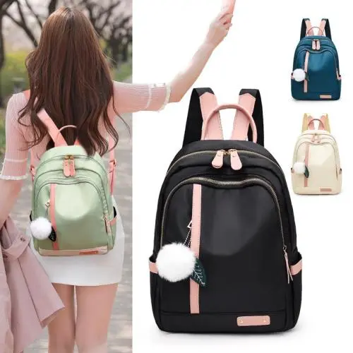 Large Capacity bolsas para mujer Supplier All seasons Oxford Cloth Bag Wholesale Solid Color School Bags Girls Polyester