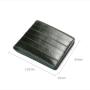 Billeteras Luxury Designer Custom Genuine Eel Skin Short Wallet Mini Card Package Business Unisex Genuine Leather Trifold Wallet