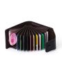 KBW224 2023 Hot Cross Pattern Card Case Simple Model Card Holder Multifunctional Buckle Coin ID Card Holder
