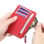 HR574 PU Leather Wallet Women Short Purse Card Holder Women Wallets Zipper Coin Pocket Small Thin Ladies Purse Clutch Wallet