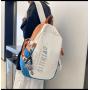 ZF165 New Schoolbag Female Junior High School Students Shoulder Bag Male Computer Backpack Polyester Breathable Waterproof