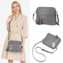 LOVEVOOK Wholesale new arrival  ladies women handbag shoulder bag Large handbag Crocodile pattern 3 pieces set women hand bags
