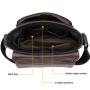 ZWY308 New Vintage Genuine Leather Crossbody Bag Men Fashion Daily Business Waterproof Shoulder Bag Wholesale Travel Organizer