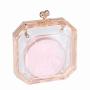 HR402 Transparent Women's Trendy Acrylic Mini Box Bag Retro Cross Body Chain Small Bag Pearl Lock Buckle Dinner Clutch Handbag