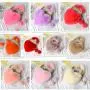 Wholesale Purses Winter Heart Shaped Handbags Faux Fur Handbags For Women