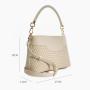 High Quality Women's Leather Bag Customized Logo Handmade Woven Handbag Shipping Bag Large Capacity For Women