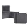 Mens canvas leather wallet with coin pocket best mens bifold wallet
