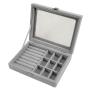 HR566 Women Portable Travel Ladies Jewellery Storage Box Necklace Ring Earrings Household Single Layer Accessories Holder Box