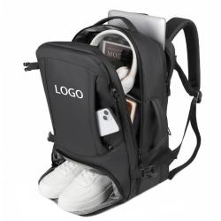 Custom Waterproof Breathable Durable Schoolbag Expanded Hiking Business Backpack with Shoe Compartments