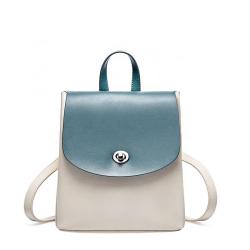 Factory Wholesale Hasp Pocket Women Fashion Real Leather Backpack