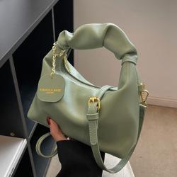Pleated Bag bolsosparamujeresjuvenil 2023 New Single Shoulder Bag sac  main fem Small Design Crossbody Underarm Bag Fashion Lady