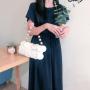 Custom party  big sequins beads chain shoulder bag  Leisure pearl beads round platinum sequins handmade beaded handbag for women
