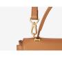 2022 New Design Custom Crossbody Bags With A Lock Women Genuine Leather Ladies Luxury Brown Color Handbags