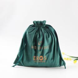 Custom Gold Logo Prined Drawstring Packaging Velvet Gift Pouch Soft Velvet Jewelry Dust Storage Bag