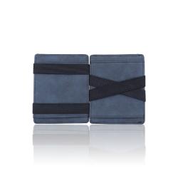 Wholesale mens slim leather magic wallet RFID blocking leather magic wallet for men with coin purse